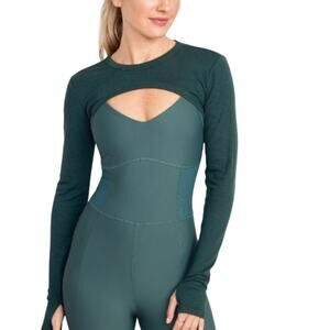 Old Navy UltraLite Rib Knit Shrug Top M Y2K Layering